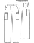 Cherokee Originals 4000 Men Fly Front Cargo Pant (UP)