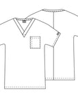 Cherokee Originals 4777 Unisex Tuckable V-Neck Top (UP)