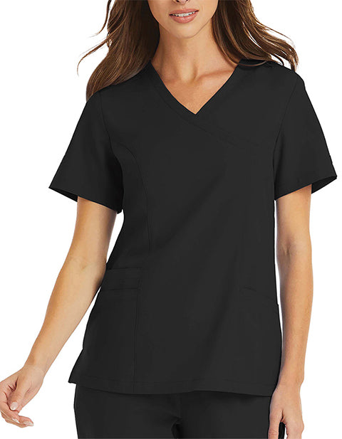 Maevn Momentum 5002 Women Mock Wrap Top – Scrubs to The Rescue