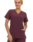 MediChic Saint 8001T Women Notch V-Neck Top