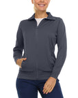 MediChic 9108 Flo Women Zip Front Warm Up Jacket