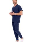 MediChic 9900 Henri Men's 1-Pocket V-neck Top