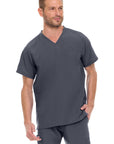 MediChic 9900 Henri Men's 1-Pocket V-neck Top