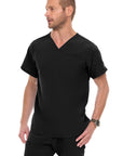 MediChic 9910T Noah Men's 1-Pocket V-neck Top