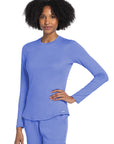 Cherokee Basics CK773 Women Long Sleeve Knit Tee