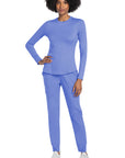 Cherokee Basics CK773 Women Long Sleeve Knit Tee