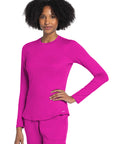 Cherokee Basics CK773 Women Long Sleeve Knit Tee