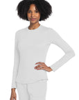 Cherokee Basics CK773 Women Long Sleeve Knit Tee