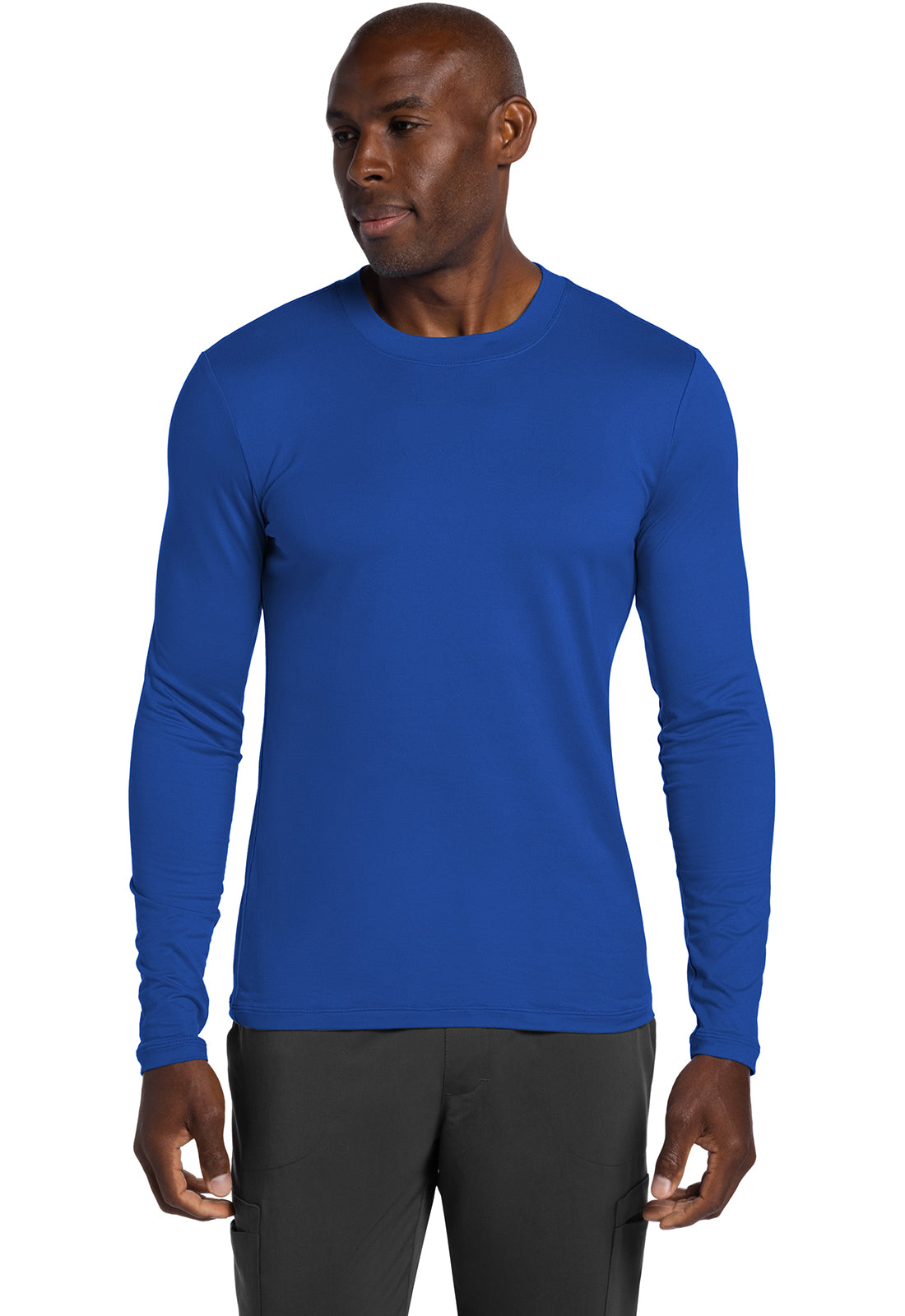 Cherokee Basics CK807 Men Long Sleeve Knit Tee – Scrubs to The Rescue