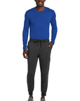 Cherokee Basics CK807 Men Long Sleeve Knit Tee
