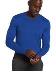 Cherokee Basics CK807 Men Long Sleeve Knit Tee