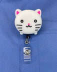 Cutieful CU Rubber Retractable Badge Reel