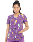 Cherokee Prints CK652 Women V-Neck Top (DC)