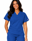 4777 Unisex Tuckable V-Neck Top (DFS)
