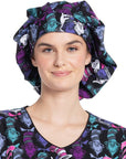 Cherokee TF514 Licensed Unisex Print Bouffant Scrub Hat-DC