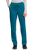 Cherokee WW105 Revolution Women Mid Rise Tapered Leg Drawstring Pant Caribbean Blue