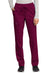 Cherokee WW105 Revolution Women Mid Rise Tapered Leg Drawstring Pant Wine