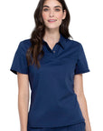 Cherokee Revolution WW698 Women Snap Front Polo Top