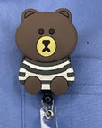 Cutieful CU Rubber Retractable Badge Reel