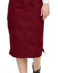 MediChic 1502 Debra Women Knit Waist Skirt
