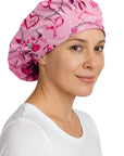 MediChic MC7002 Helen Bouffant Scrub Cap with Buttons