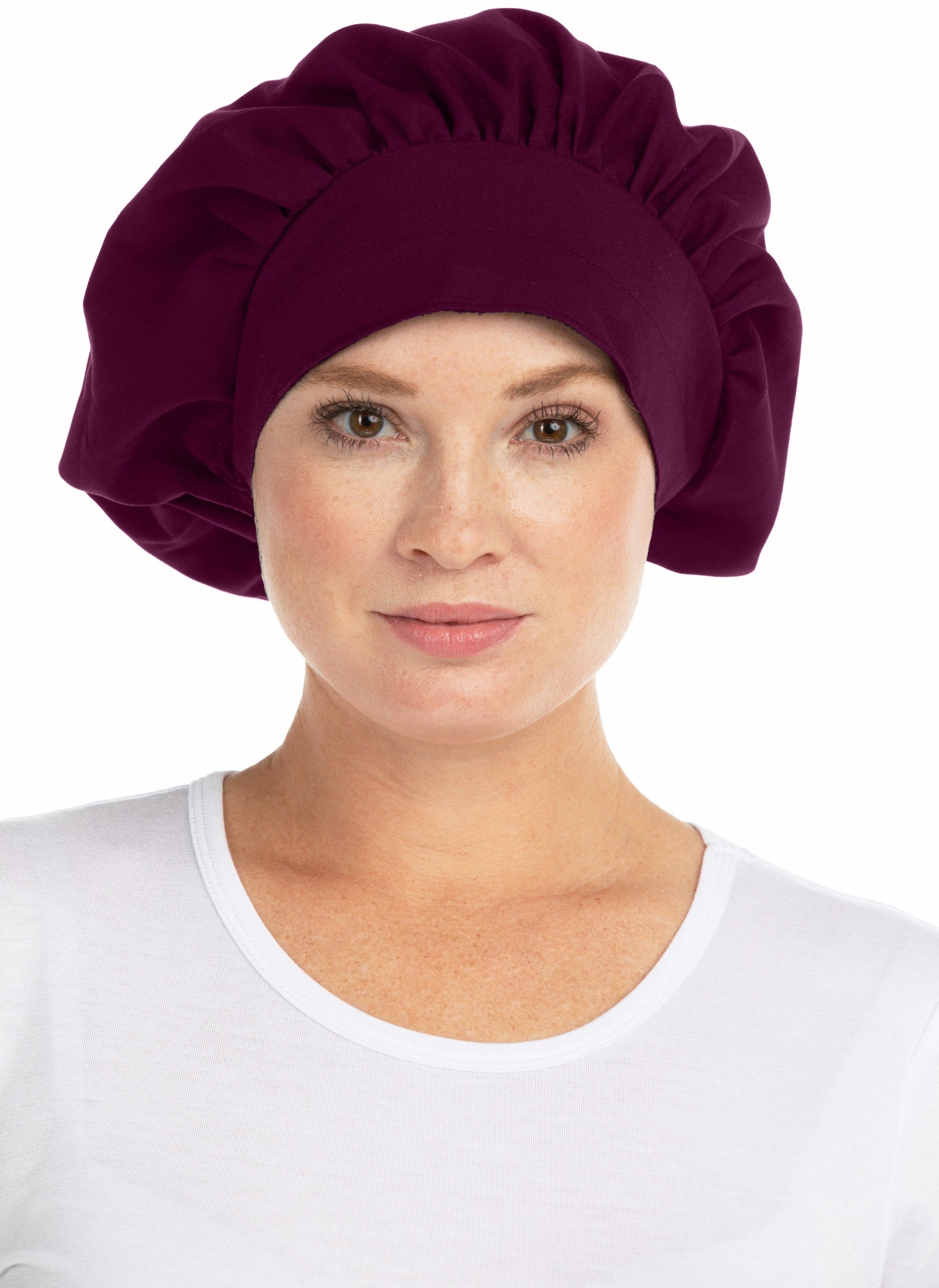 MediChic MC7002 Helen Bouffant Scrub Cap with Buttons