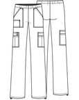 Cherokee Core Stretch  4005 Women Pull-On Pants (UP)