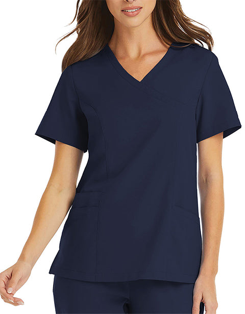 Maevn Momentum 5002 Women Mock Wrap Top – Scrubs to The Rescue