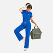Maevn Momentum 5094 Women High Waist Full Elastic Wide Pant