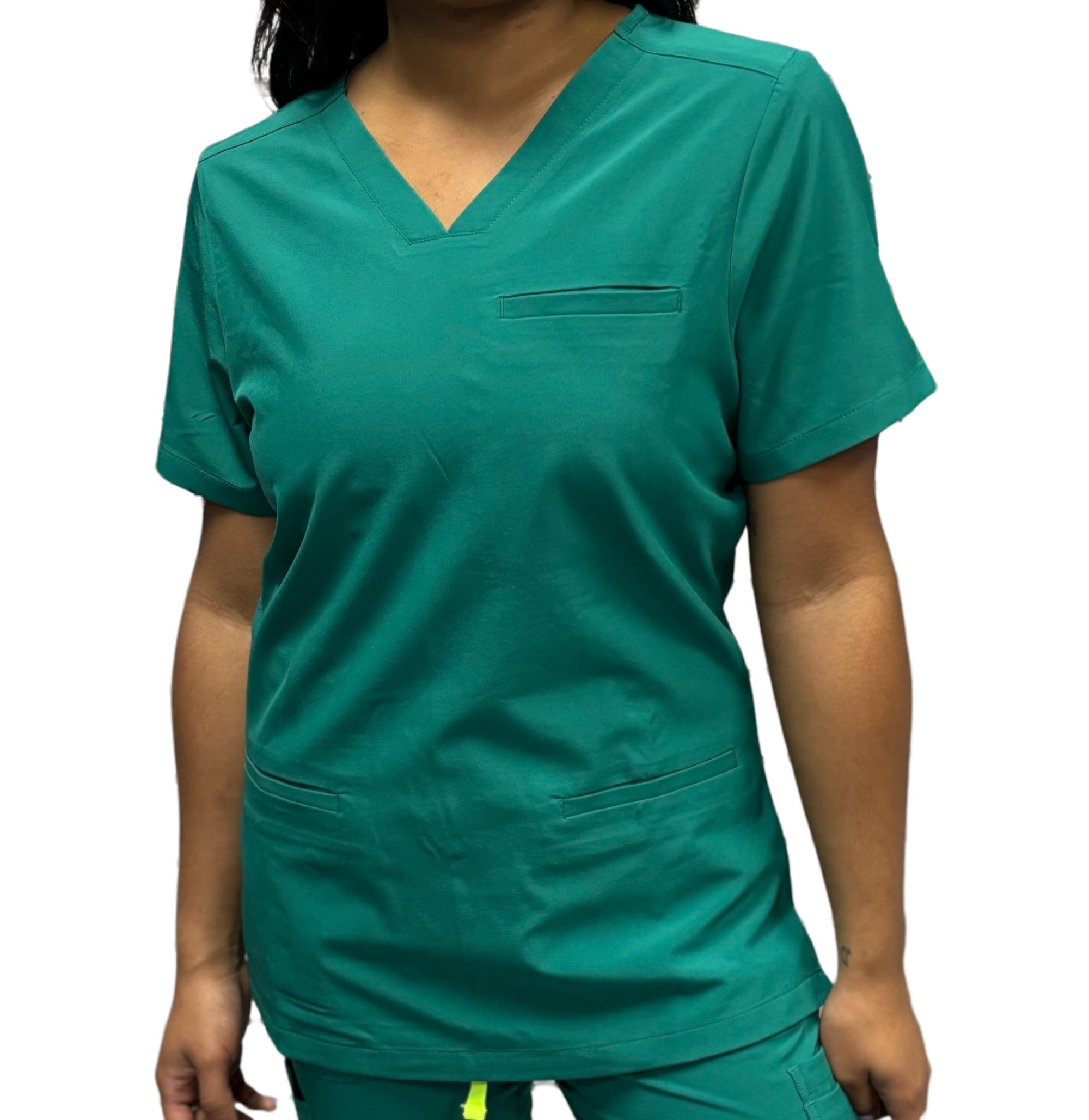 Excel 120 Stretch V-Neck Top