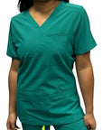 Excel 120 Stretch V-Neck Top