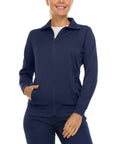 MediChic 9108 Flo Women Zip Front Warm Up Jacket