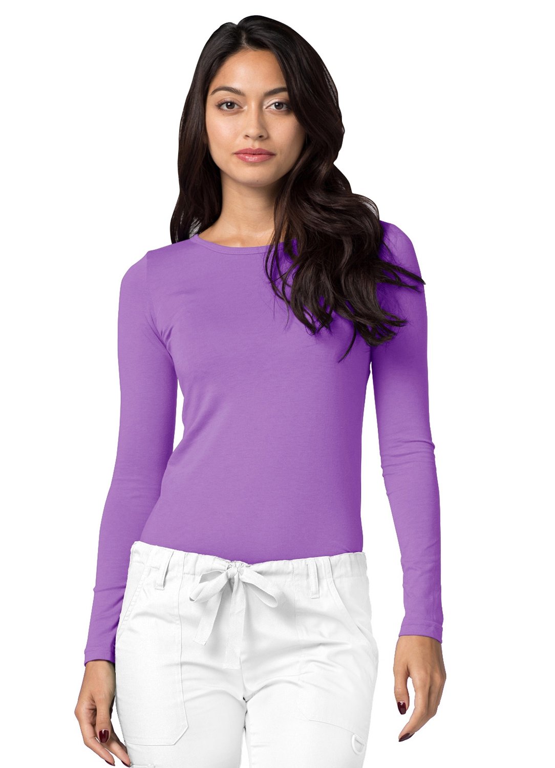 ADAR 2900 Universal Long Sleeve Comfort Tee Lavender