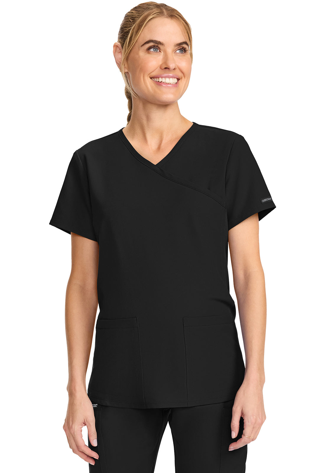 Cherokee Originals Ultra CK701A Maternity Mock Wrap Top – Scrubs