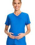Cherokee Originals Ultra CK701A  Maternity Mock Wrap Top