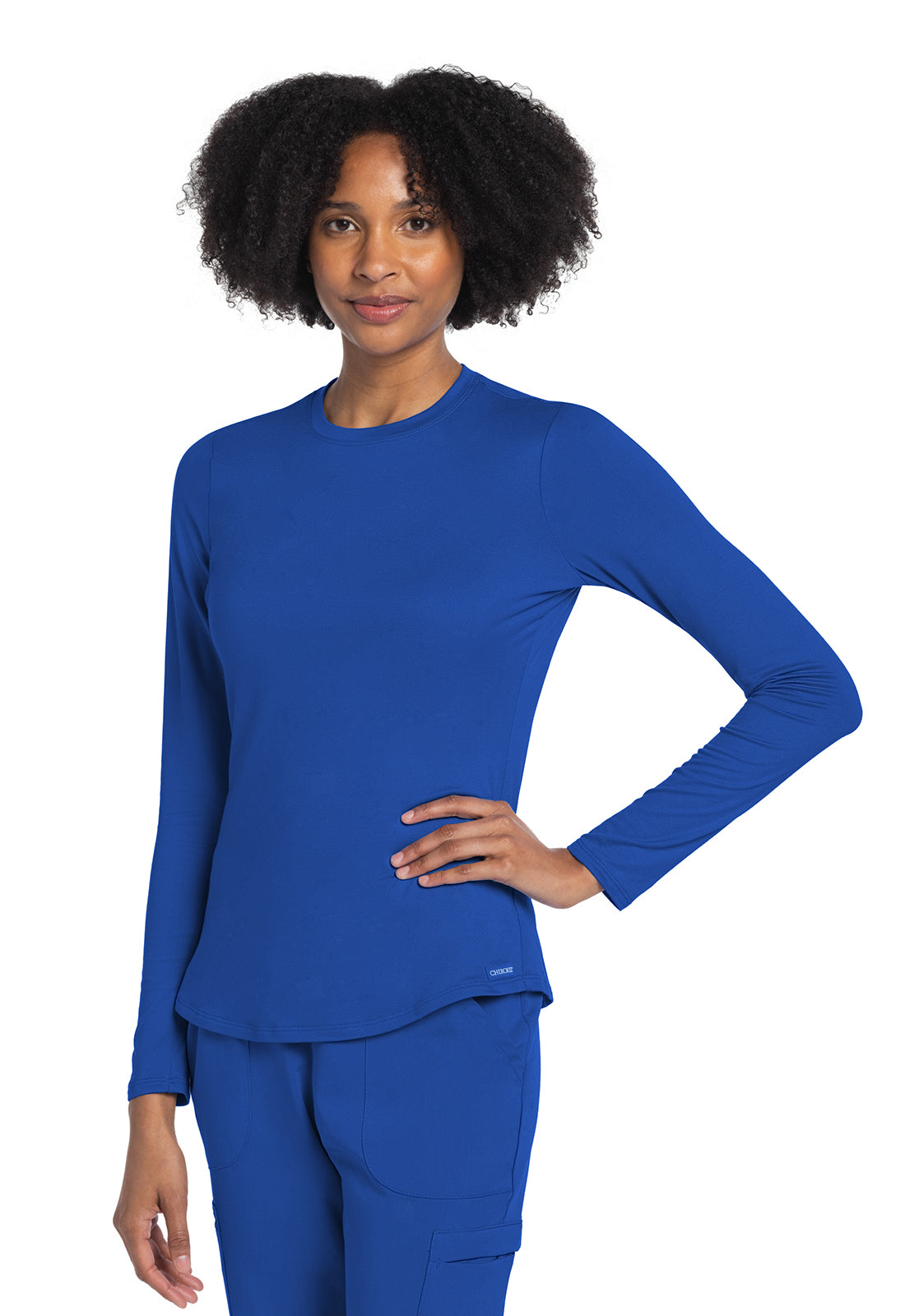Cherokee Basics CK773 Women Long Sleeve Knit Tee – Scrubs to The