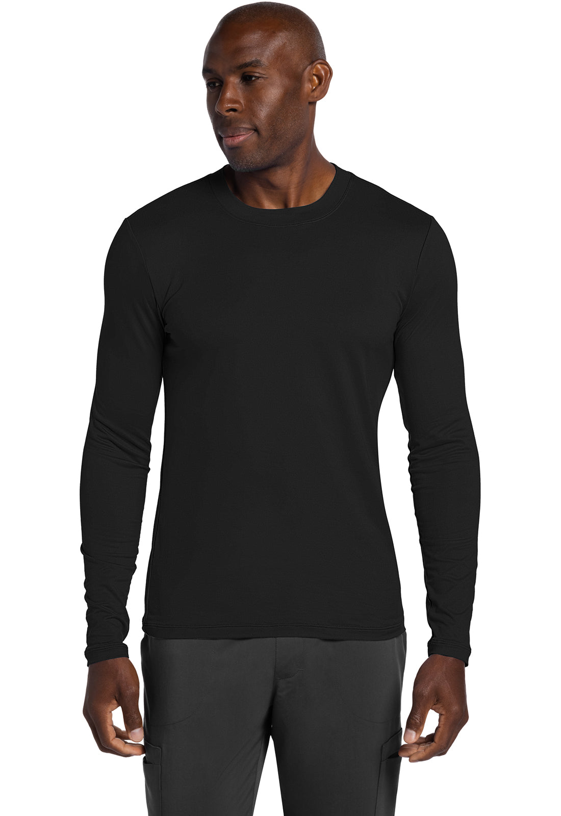 Cherokee WW Professionals Men's WW700 Men's Underscrub Knit Top – The Uniform Shoppe Cherokee WW Professionals Men's WW700 Men's Underscrub Knit Top – The Uniform Shoppe