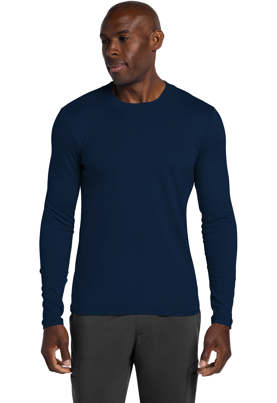 Cherokee Basics CK807 Men Long Sleeve Knit Tee – Scrubs to