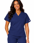 4777 Unisex Tuckable V-Neck Top (DFS)