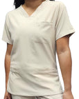 Excel 120 Stretch V-Neck Top