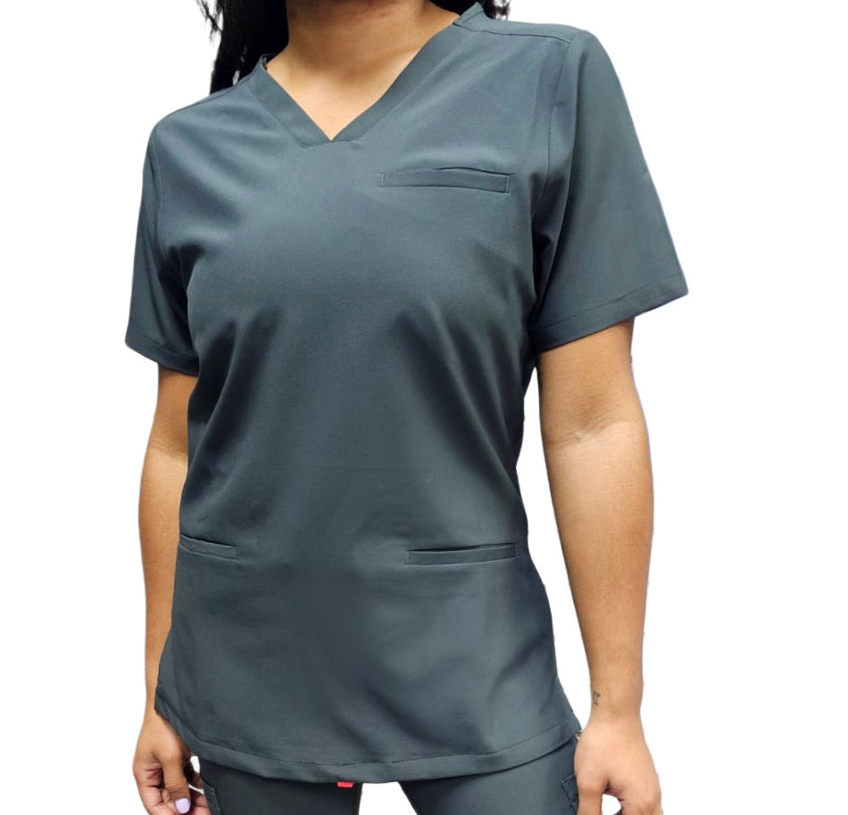 Excel 120 Stretch V-Neck Top