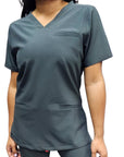 Excel 120 Stretch V-Neck Top