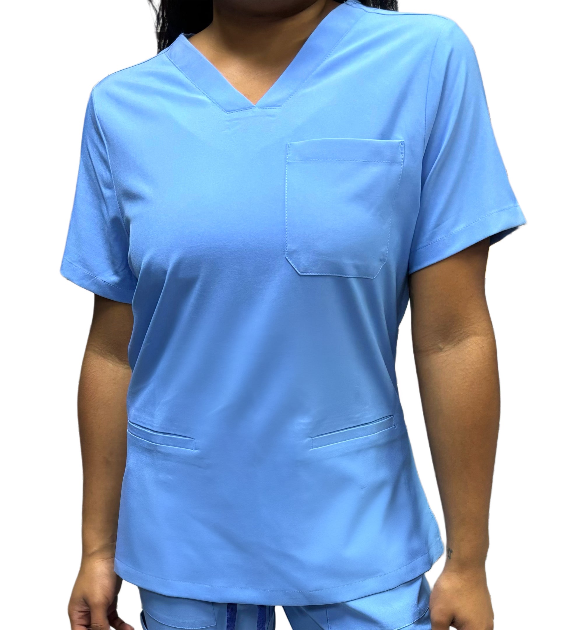 Excel 120 Stretch V-Neck Top