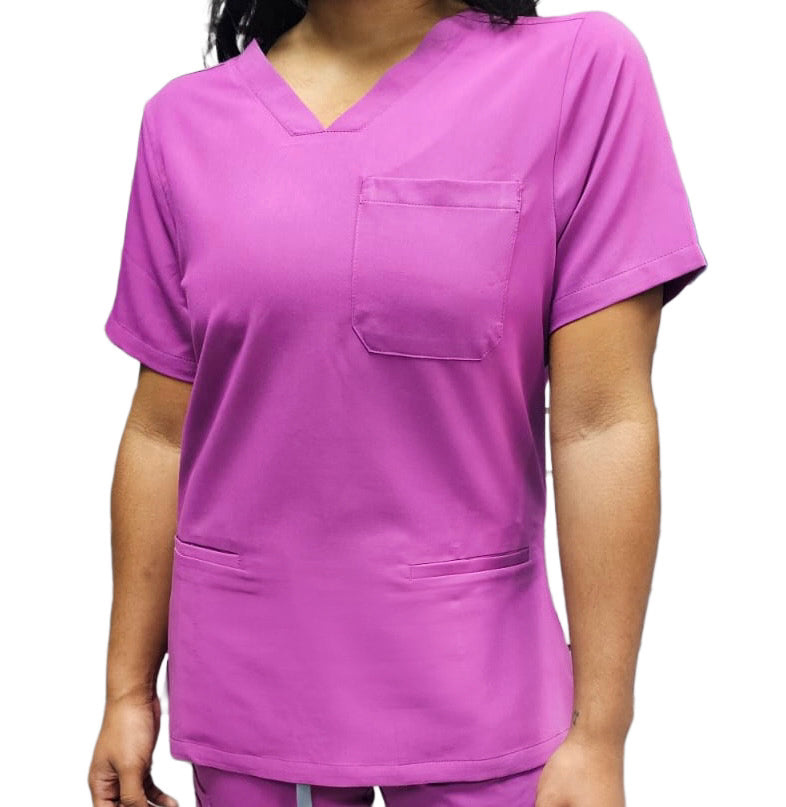 Excel 120 Stretch V-Neck Top