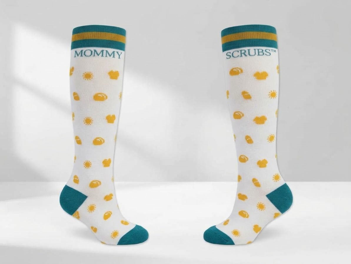 Mommy Scrubs Compression Socks