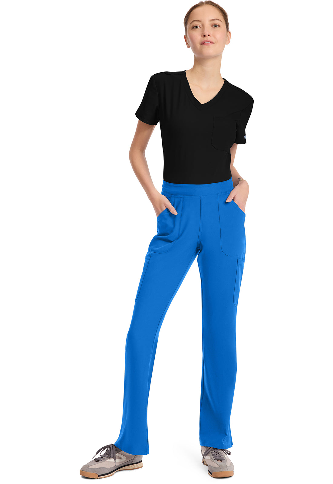 MedCouture Insight MC010 Women's Mid Rise Flare Leg Pant