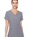 Cherokee MC2468 Med Couture Women 4-PKT V-Neck Top