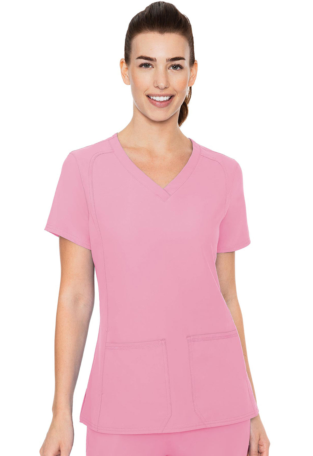 MedCouture Insight MC2468 Women 4-PKT V-Neck Top – Scrubs to The
