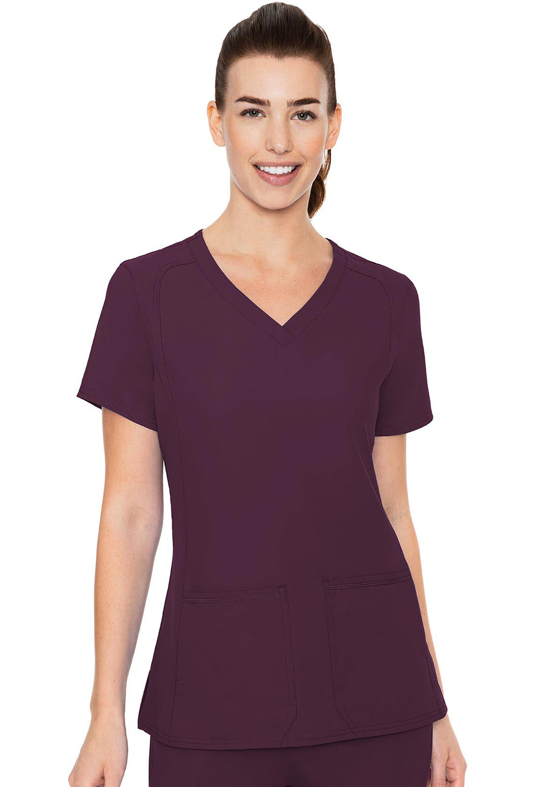 MedCouture Insight MC2468 Women 4-PKT V-Neck Top – Scrubs to The