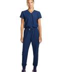 Cherokee MC510 Med Couture Women Zip Front Jumpsuit